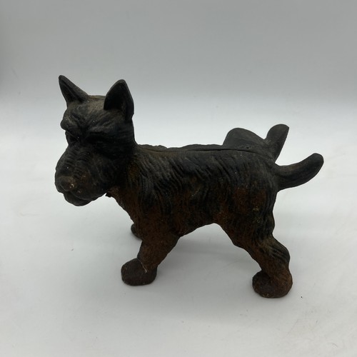 Cast iron dog doorstop - dog,