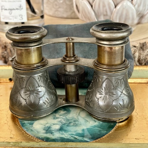 Antique french opera glasses - french,