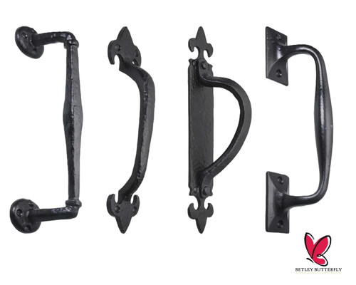Cast iron black - antique, pull