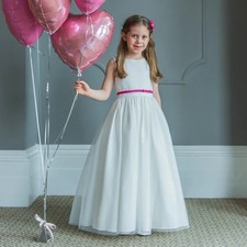 Job Lot of Flower Girl / Bridesmaid / Wedding Items - Dresses Shoes Headbands