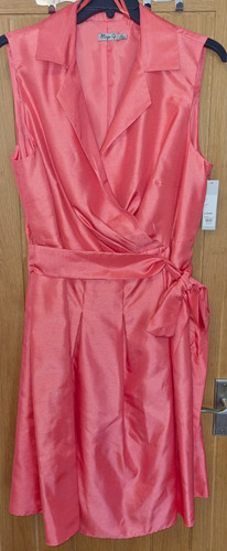 Eliza orange satin wrap - eliza,