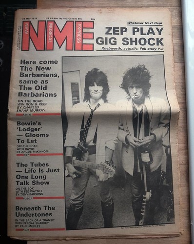 Nme magazine 1979 - magazine, rolling