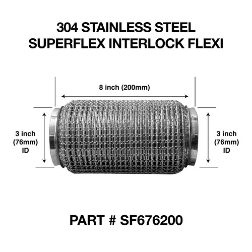 76mm 200mm soft superflex - 76mm,