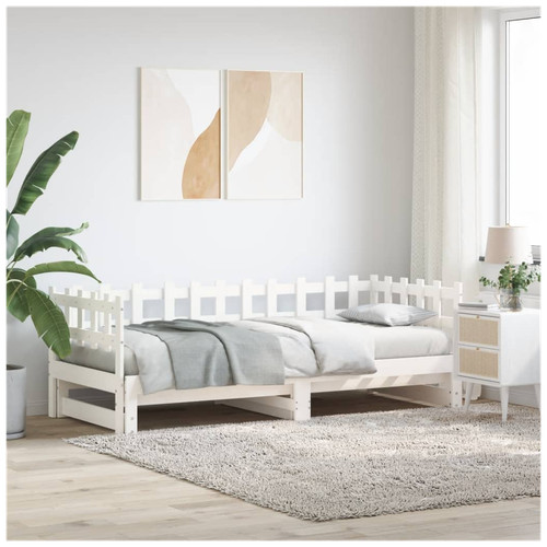 Daybed pull out solid - pull-out, pinewood