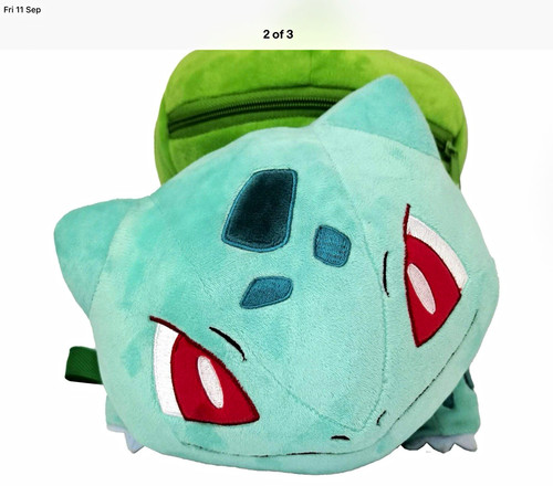 Pokémon bulbasaur small plush - pokémon,