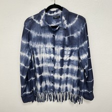 APNY Blue Tencel Tie Dye Shirt