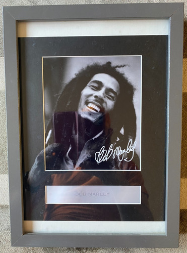 Bob marley signed mounted - bob,