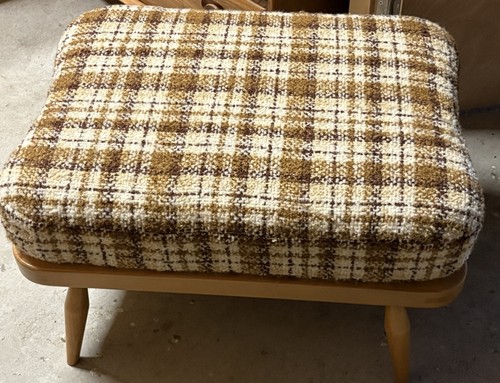 Superb retro ercol foot stool - ercol,