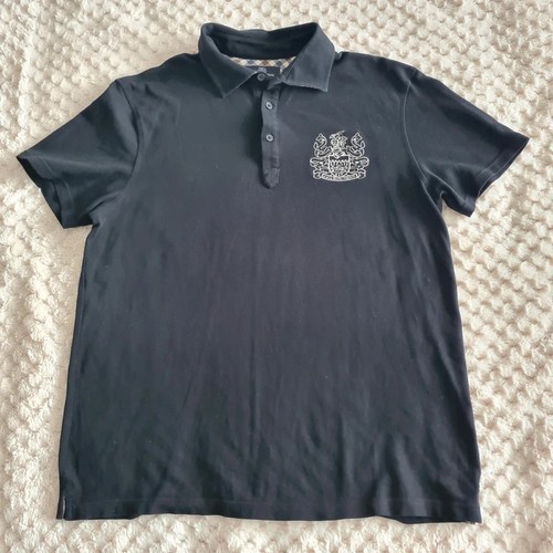 Aquascutum black polo - aquascutum,