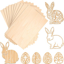 10 Pack Basswood Sheets 8 X 4