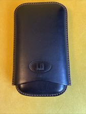 Dunhill 3 Finger Black Leather