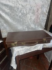 Vintage Masonic Regalia Leather Case 44x22x8cm No Key 1930's