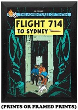 Flight 714 sydney poster - flight,