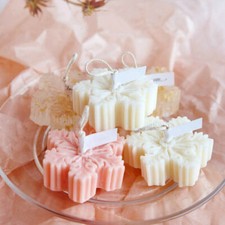 Christmas Silicone Snowflake Mold Candle Soap DIY Aromatherapy Plaster Mould