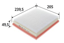 VALEO 585474 Air Filter for CITROËN,DS,OPEL,PEUGEOT,VAUXHALL