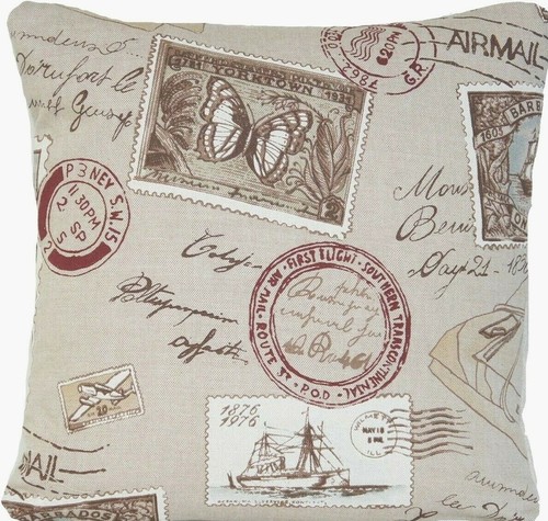 Vintage cushion cover post - cushion,