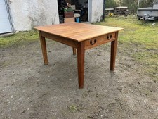 Victorian Pine  Table / Pine Kitchen Table / Vintage Rustic Pine Table