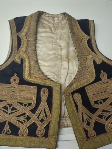 Rare ottoman black and - ottoman, gold