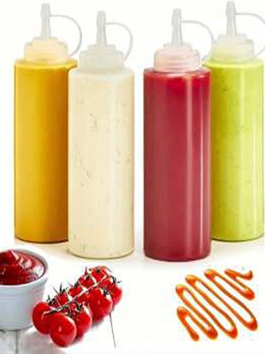 1pc clear squeeze bottle for - 1pc,