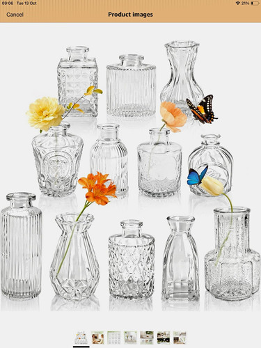 12pcs assorted small clear - 12pcs,