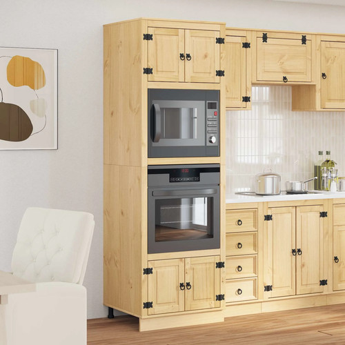 Walplus ski cabinet - ski, honey