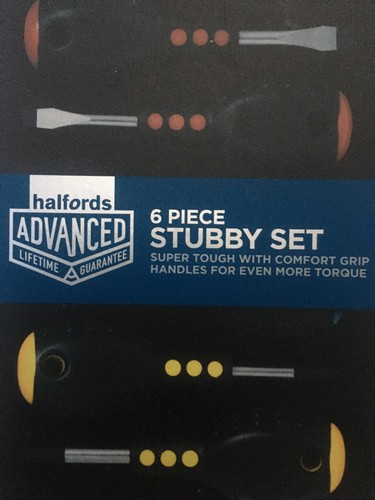 6pc stubby screwdriver - 6pc,