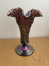 Fenton Carnival Glass Vase in