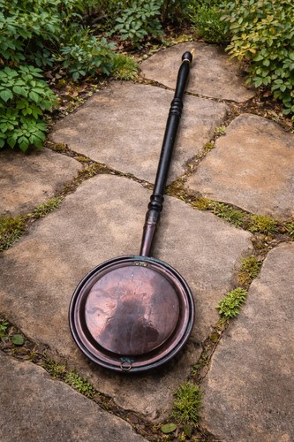 Antique copper decorative - antique, bed