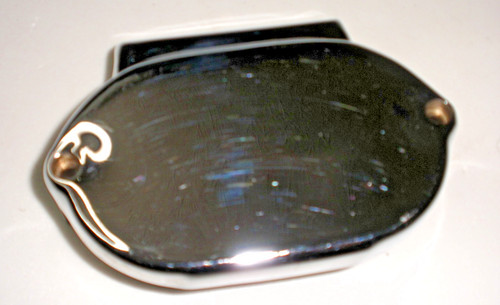 Custom chrome transmission end - custom,