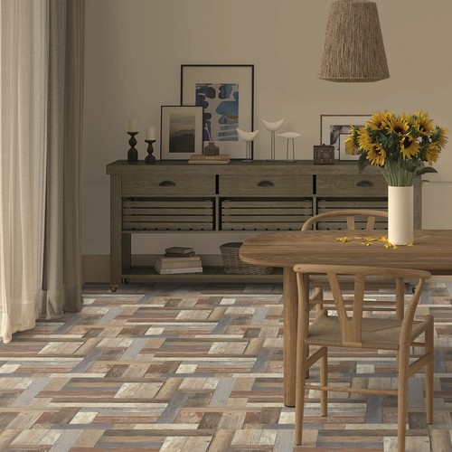 Reclaimed wood parquet - parquet, matisse