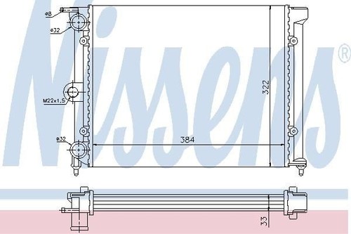 Nissens radiator for - nissens,