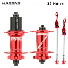Hassns Pro 7 Red Disc Hubs