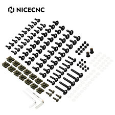 NICECNC 155pcs Motorcycle Fairing Bolts Kit For Yamaha YZF-R1/R1S/R3/R6/R6S/R7
