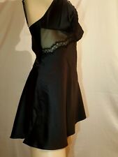 La SenZa Unic Black Lace And Satin Sexy Night Wear Chemise Pyjamas 