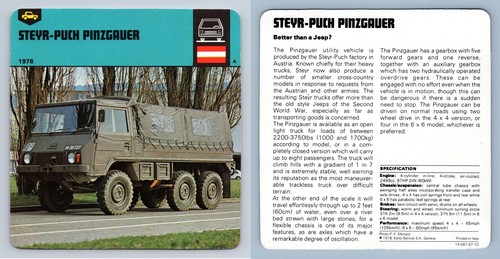 Steyr puch pinzgauer utility - -,