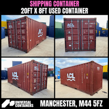 20ft Shipping Container, Second hand, Storage, Store, Secure, ISO, M44 5FZ