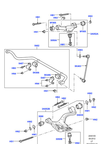 Land rover nut for axles - land,