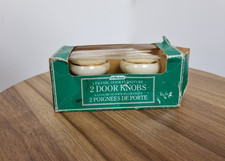 VINTAGE ST MICHAEL ceramic Door Furniture Handles Knobs Pack Of 2 Boxed M&S 