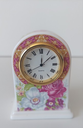 Miniature vintage clock fine - vintage,