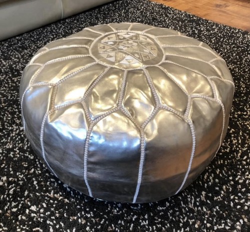 Morrocan silver foot - morrocan, stool