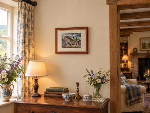Vintage tapestry picture - vintage,