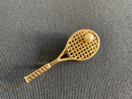 Vintage gold plated tennis - gold,
