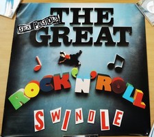 SEX PISTOLS POSTER The Great Rock N' Roll Swindle USA PROMO ONLY In-store Mint-