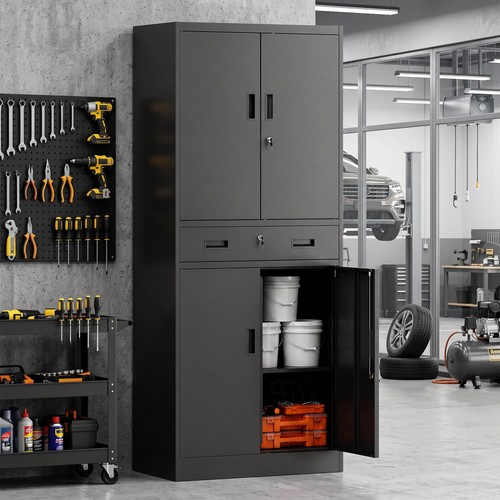 Metal storage cabinet with - metal,