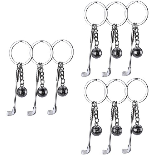 Count sports keychains golf - 3,