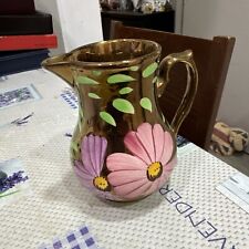 Wade 5.5” Hand Painted Lustre Milk Jug Vintage