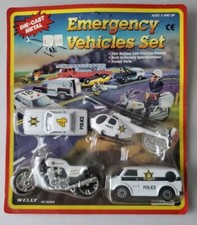 EMERGENCY SET DIE-CAST VINTAGE
