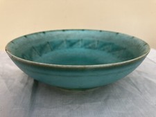 Pilkingtons Royal Lancastrian Small Green Shallow Lapis Bowl Gwladys Rogers 6"