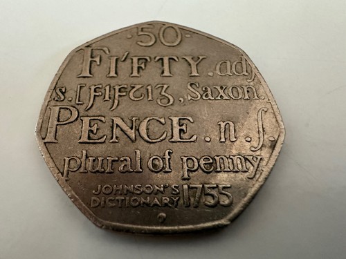 Rare 50p coin - , saxon