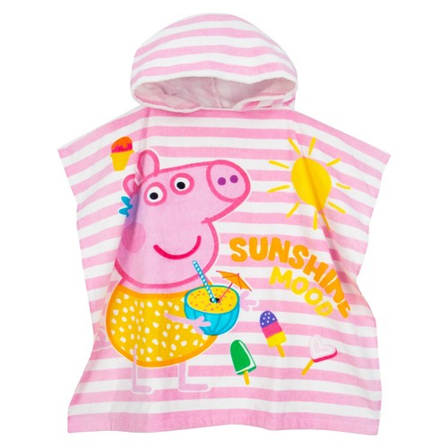 Peppa pig poncho towel for - pig,